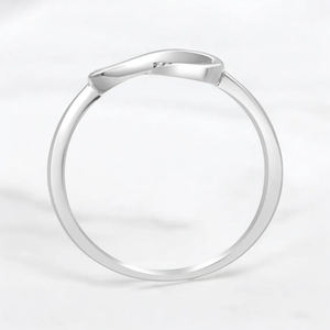Anillo de Plata de Ley 925 con Nudo Infinito de Amistad, Joyería Minimalista para Mujer, Regalo de San Valentín para Damas de Honor - Product Image 4