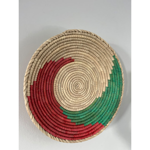 Modern Grass Wall Basket Decor Eco-Friendly Round Woven Wall Art For Living Room Natural <b>Hanging</b> Decorative Wall Basket - Product Image 1