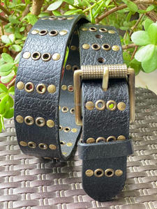 Nouveau élégant et décontracté fait à la main en cuir véritable classique ceinture pour hommes personnalisé pleine fleur en détresse en cuir véritable hommes ceinture - Product Image 3