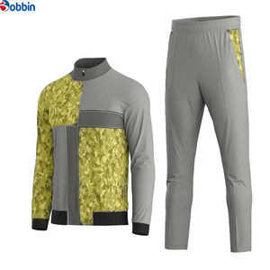 Survêtements unisexes personnalisés respirants à sublimation, très demandés, pour clubs de football, avec veste de survêtement unie et motif sportif sur le devant - Product Image 6