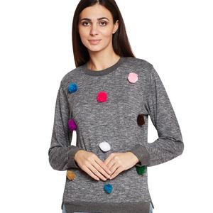 Sudadera de invierno para mujer de último diseño personalizado, ropa deportiva de alta calidad con logotipo bordado, Top de estilo informal - Product Image 1