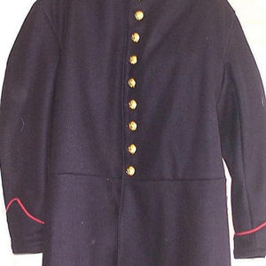 Reproducción de un Abrigo de Frac de la Historia Americana Antigua, Abrigo de Frac Formal de Lana, Reproducción Americana - Product Image 4