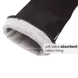 Cowhide Leather Safety Welding <b>Gloves</b> TIG Stick Heat Resistant Durable Moisture-Wicking Tear-Resistant Silicone-Free Best Sale - Product Image 4