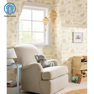 Décoration murale suspendue en rotin faite à la main en forme de montgolfière, pour chambre d'enfant, décoration intérieure, vente en gros - Product Image 4