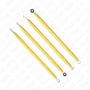 Premium 4 Piece Stainless Steel Acne Extractor Kit Blackhead Remover <b>Tools</b> with PU Leather Case for Facial Care - Product Image 5