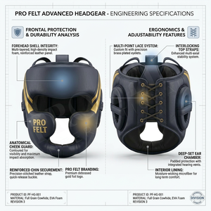 Protector de Cabeza de Boxeo de Cuero PU, Diseño Personalizado, Ligero, Equipo de Protección para Sparring y Entrenamiento de MMA, Almohadillas Resistentes - Product Image 2