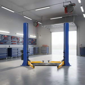 Elevador de autos de dos postes, máquina hidráulica para levantar vehículos, para uso en talleres de autos y estaciones de servicio. - Product Image 1