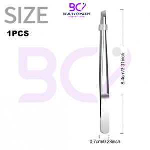 Pinzas para Cejas con Logotipo Personalizado al por Mayor, Pinzas de Acero Inoxidable de Grado Profesional, Fabricante OEM/ODM, Herramientas de Belleza de Precisión - Product Image 6