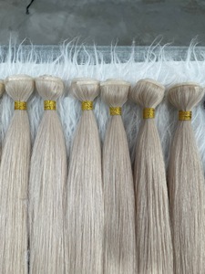 ผมต่อแบบม้วนตรงผม Remy สำหรับต่อผมมนุษย์ทำจากผมจริงย้อมสีผมตรงแบบม้วนสำหรับฤดูใบไม้ผลิ100% จากโรงงานเวียดนาม - Product Image 4