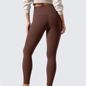 Leggings pour femmes de bonne qualité, leggings pour femmes avec logo personnalisé, leggings pour femmes unis, à prix raisonnable - Product Image 6