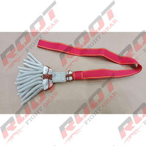 Fabricants de lingots blancs à franges pour cérémonies, nœuds d'épée tressés rouges, accessoires d'uniformes tactiques, couleur personnalisée, OEM/ODM - Product Image 5