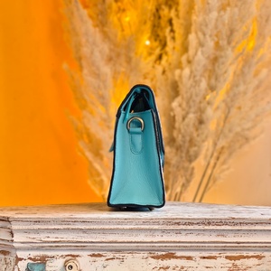 Western Stylish 100% Genuine Leather Hand Tooled Florals Carved With Fur <b>Sling</b> Bag Crossbody <b>Shoulder</b> Flap Bag For Women & Girls - Product Image 3