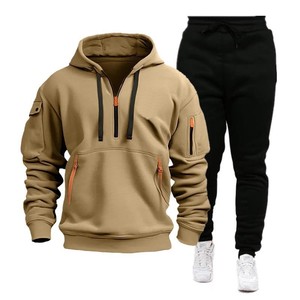 Chándal Transpirable de Primera Calidad, de Secado Rápido, con Cremallera, para Hombre, Ropa Deportiva Informal de Invierno, Peso Medio - Product Image 3
