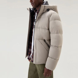 <b>Light</b> Warm Stand Collar Winter Puff Filled <b>Jacket</b> Zipper Closure Men - Product Image 3