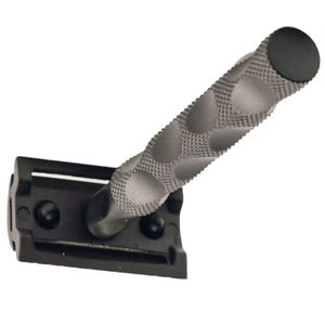 Wholesale Matt Black and Red Safety Razor Professional <b>Barber</b> Manual Open Shaving Razor - Product Image 4