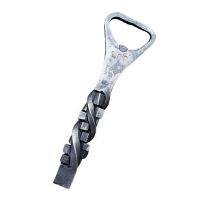 Ouvre-bouteille en fer forgé au design minimaliste avec finition noire mate, tire-bouchon multifonctionnel pour cadeau - Product Image 3