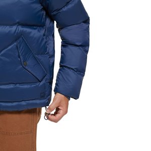 Custom Color Size Logo Front Patchwork Unisex Puffer Jacket Winter Warm <b>Bubble</b> <b>Coat</b> New Fashion 2025 Wholesale - Product Image 1