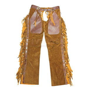 Pantalones de cuero de gamuza con correas de hebilla seguras para una conducción segura y uso al aire libre - Product Image 2