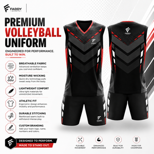 Ensemble Maillot et Short de Volleyball Personnalisé par Sublimation pour Hommes – Tenue de Sport Professionnelle Respirante pour Entraînement d'Équipe – OEM - Product Image 5