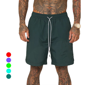 Shorts de sport pour hommes personnalisés OEM, taille mi-haute, respirants, en Spandex/Coton, décontractés, avec poches, pour la gym - Product Image 4