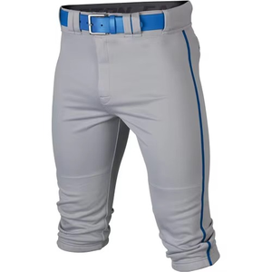Hot Selling Baseball <b>Knickers</b> Knee Length Side Piped Anti Bacterial Breathable Button Closure Sublimation Durable Baseball Pants - Product Image 4