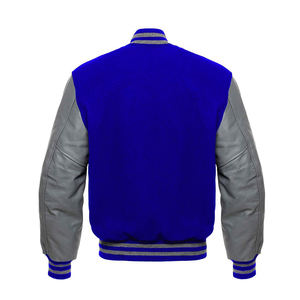 Veste universitaire pour homme, longueur standard, manches longues, style décontracté, tendance, couleur personnalisable, chaude, style urbain, en cuir, la meilleure variété - Product Image 5