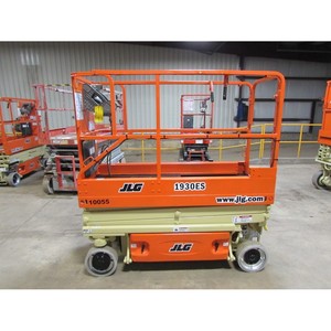 จัดส่งรวดเร็ว รถกระเช้าไฟฟ้าแบบขับเคลื่อนด้วยตัวเอง JLG 1930ES ความสูง 12.2 เมตร รับน้ำหนักได้ 1000 กิโลกรัม แพลตฟอร์มทำงานยกสูงเคลื่อนที่ได้ ทำจากอะลูมิเนียม - Product Image 1