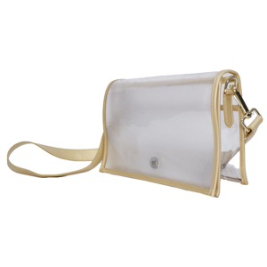Sac bandoulière transparent en PVC pour femme avec fermeture à bouton, sac messager léger et transparent, utilisation quotidienne toutes saisons - Product Image 3