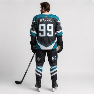 Uniforme de Hockey sobre Hielo, Sublimado por Completo, Conjunto de Equipo de Primera Calidad, Jersey y Pantalones, Tela Transpirable y Resistente para Jóvenes y Adultos - Product Image 2