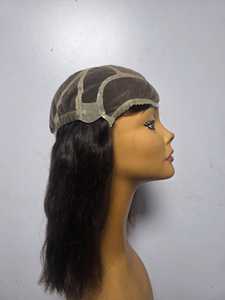 Custom Transparent for Lace Front <b>Wig</b> Virgin Indian Remy Human Hair Glueless French Curl Body Wave <b>Short</b> Straight Single Hair - Product Image 6