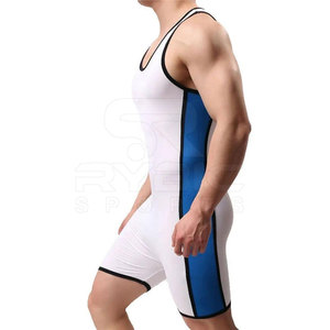 Combinaisons de lutte sublimées pour l'entraînement en extérieur, conçues pour la remise en forme, la salle de sport et la pratique athlétique - Product Image 3