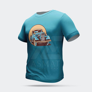 Camiseta de Algodón con Estampado DTF, Informal, de Manga Corta, Transpirable, con Diseño Gráfico para Verano, 100% Algodón - Product Image 2