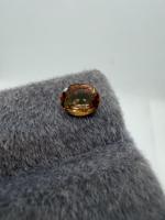 Saphir naturel brun-orangé taille ovale 1,27 carats 7x6x3mm, gemmes de Ceylan facettées à jeu de couleurs/effet de feu, Zehra Gems Jewellery