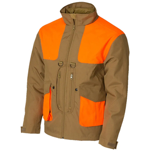 เสื้อแจ็คเก็ตสำหรับล่าสัตว์แบบ unisex สีน้ำตาลส้ม ลายพิมพ์บล็อกสี ผ้า softshell กันน้ำ แขนยาว เหมาะสำหรับฤดูหนาว - Product Image 3