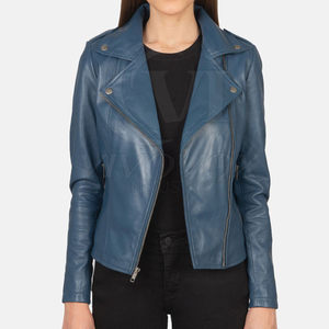 Chaquetas de Cuero Sintético para Motociclistas, Última Moda en Chaquetas de Cuero, Oferta Especial, Chaquetas de Cuero con Logotipo Personalizado, Estilo y Color a Elección para Mujer - Product Image 3