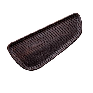 Hot Selling Dark Wooden Rectangular Serving Tray for <b>Snacks</b> Drinks Kitchen Dining Table Party Home Elegant Stylish Decor - Product Image 1
