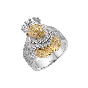 Bague de mode en argent sterling 925 avec diamant moissanite pour hommes, vente en gros pour revendeurs - Product Image 1