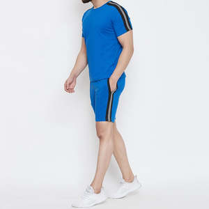 Nouveau 2026 Ensemble de lutte décontracté personnalisé pour hommes en tricot à séchage rapide T-shirts + shorts Imprimé sérigraphié Ensemble 2 pièces International - Product Image 3