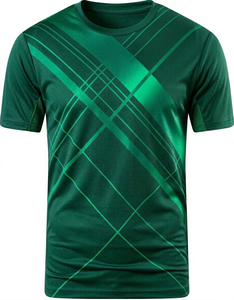 Camiseta de Fútbol Personalizada al por Mayor de Fábrica, Precio Económico, Alta Calidad, Transpirable, 100% Poliéster, Manga Corta, Cuello Redondo - Product Image 1