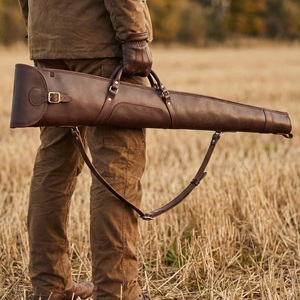 Fundas de Cuero Genuino para Armas de Fuego, Impermeables, Tácticas, de Caza, para Invierno, Resistentes, Hechas a Medida, en Colores Sólidos - Product Image 1