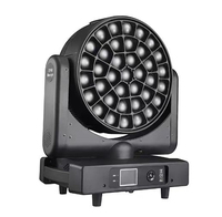 37x40W 4-in-1 RGBW LED Moving Head Licht, Metallstruktur, 1600W, DMX512 für DJ Disco Party Bühnenbeleuchtung