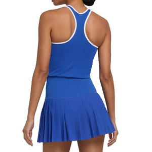 Seragam Tenis Wanita Sublimasi Logo Kustom Nama Nomor Pakaian Olahraga Cepat Kering Untuk Klub Tim Seragam Tenis Wanita Dewasa - Product Image 4