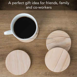 Personalized 100% Best Quality Wooden Coasters Tea Coasters Kitchen Tableware Mats Pads for Home Hotel Restaurant Tableware - Product Image 5