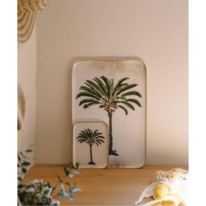 Plateau de service en métal bleu postmoderne avec pieds en boule rose, plateau décoratif nordique pour bonbons et fruits, idéal pour la décoration intérieure moderne - Product Image 3