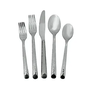 Ensemble de couverts en acier inoxydable élégant de marque privée, design raffiné pour les repas en famille et l'utilisation en cuisine - Product Image 6