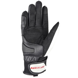 New Men's Short Carbon Fiber Motorcycle Auto Racing <b>Gloves</b> Printed White Black Leather Mesh for Winter Customizable Team Name - Product Image 3