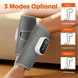 Upgraded Comfortable Foot Leg <b>Massager</b> Air Compression Electric Legs Massage <b>Machine</b> Wireless Remote Control USB Rechargeable - Product Image 3