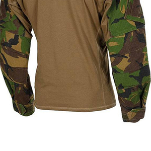 Men's Camouflage Tactical <b>Shirt</b> Full Sleeve Zipper Stand Collar Quick Dry Workwear Style Outdoor Casual <b>Shirts</b> - Product Image 6