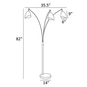 Elegante Lámpara de Pie con Acabado en Latón y Pantalla Clásica Tipo Tambor para Vestíbulo de Hotel - Product Image 5