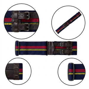 Decorative Ceremonial <b>Belt</b> With Traditional Webbing Design Leather Buckle Fabric <b>Belt</b> Stable <b>Belt</b> - Product Image 4